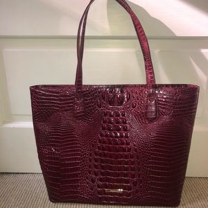 Brahmin Misha Cranberry Melbourne Tote
